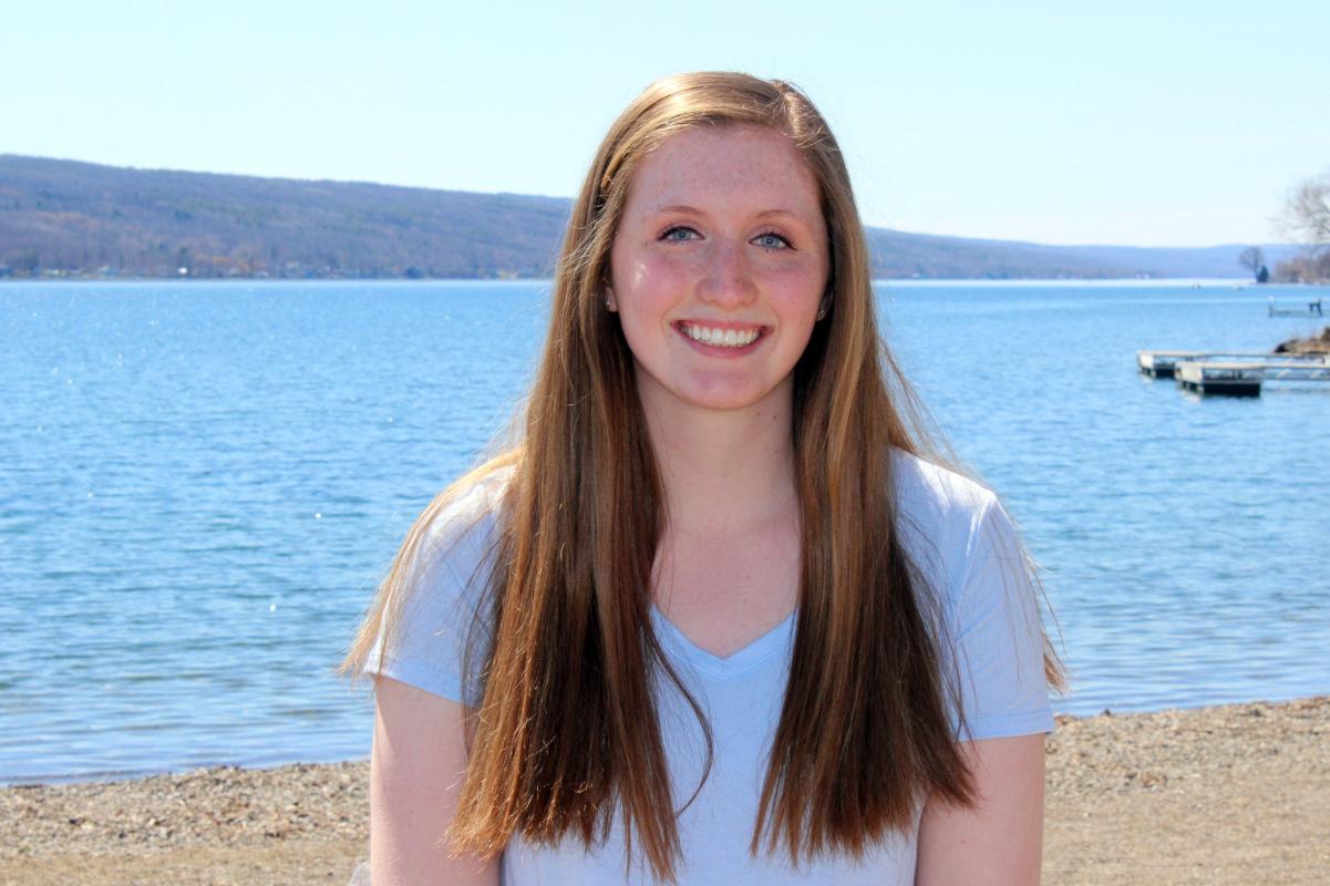 Hailey Willis sitting at Point Neamo